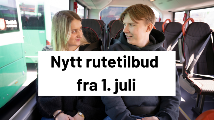 1 Juli Ruteendringer Vkt.No