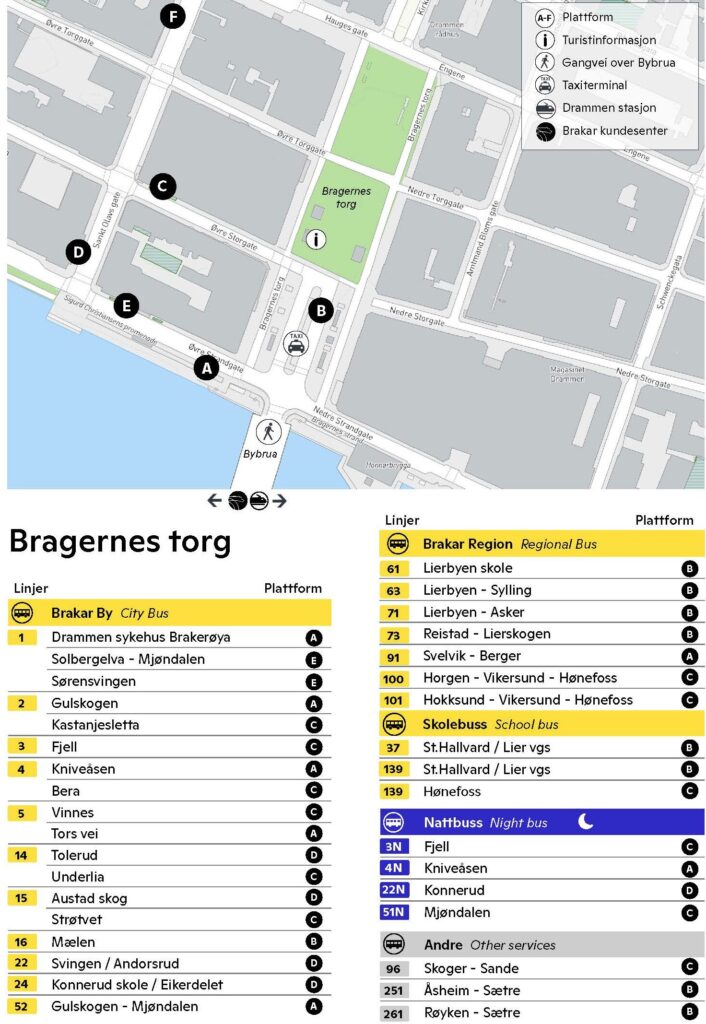 Bragernes Torg fra 6 oktober