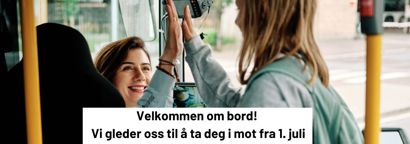 Gleder oss til 1 juli. Velkommen om bord