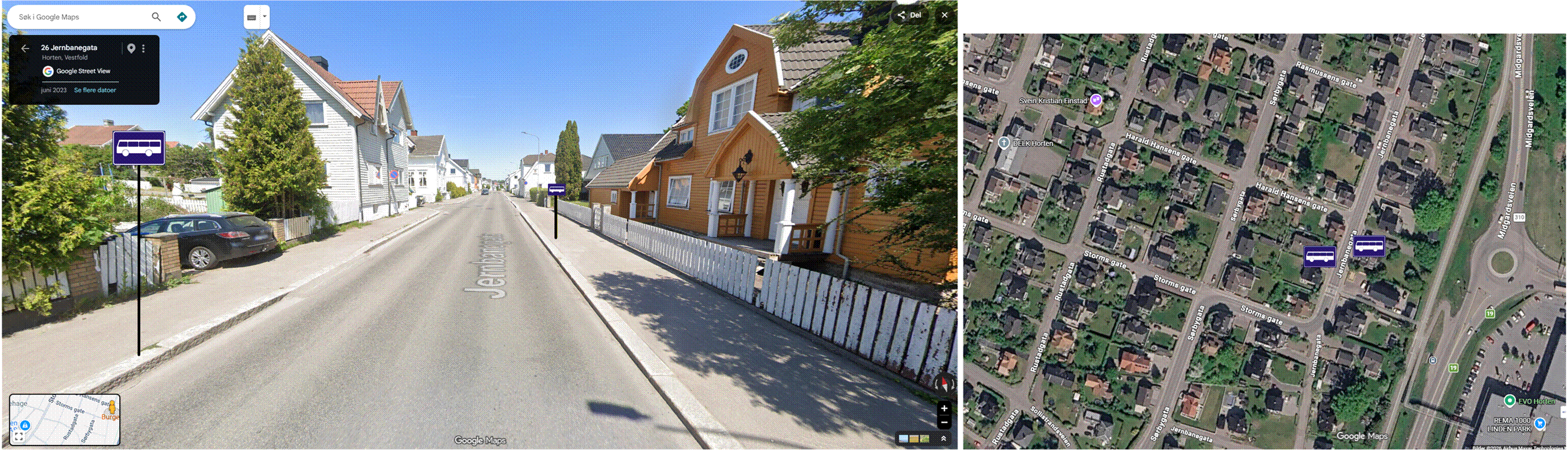 jernbanegata midlertidig holdeplass