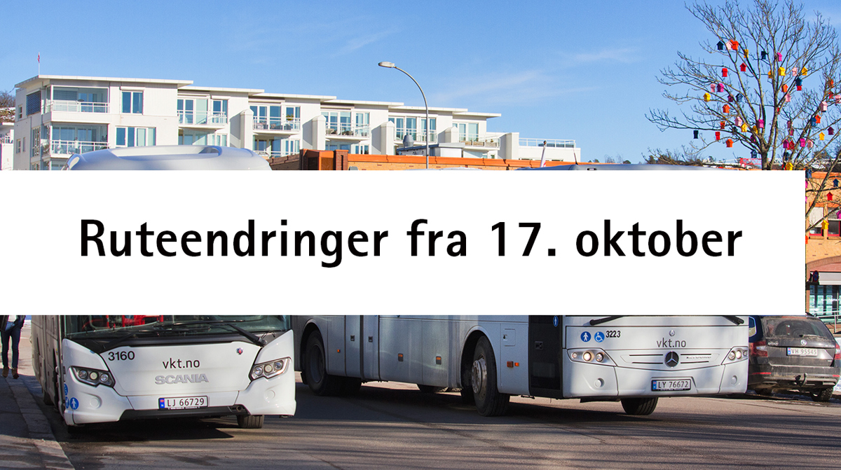 Ruteendring 17 Oktober 22 Nettside
