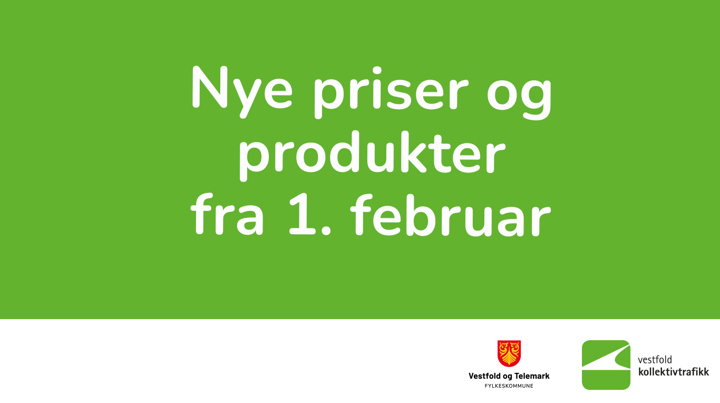Nye Priser Og Produkter Fra 1 Februar